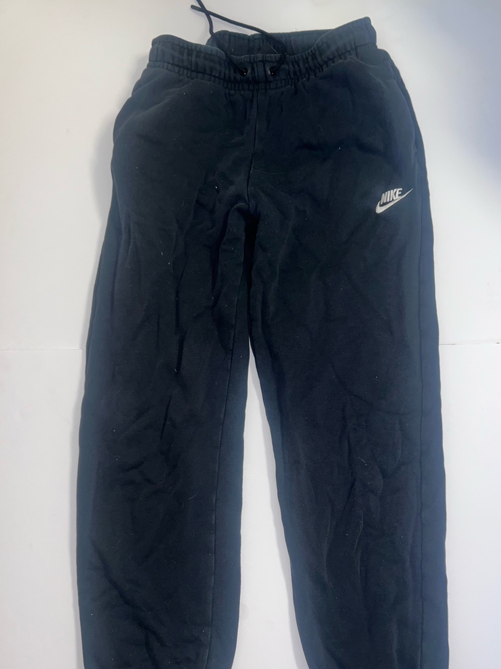 Nike Black and White Logo Joggers